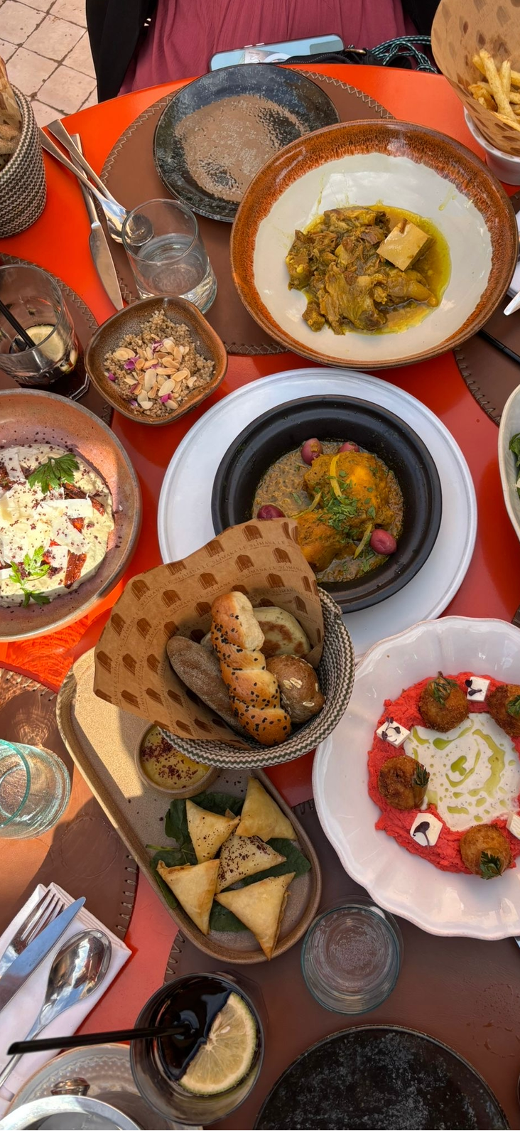 Comida, típica marroquí